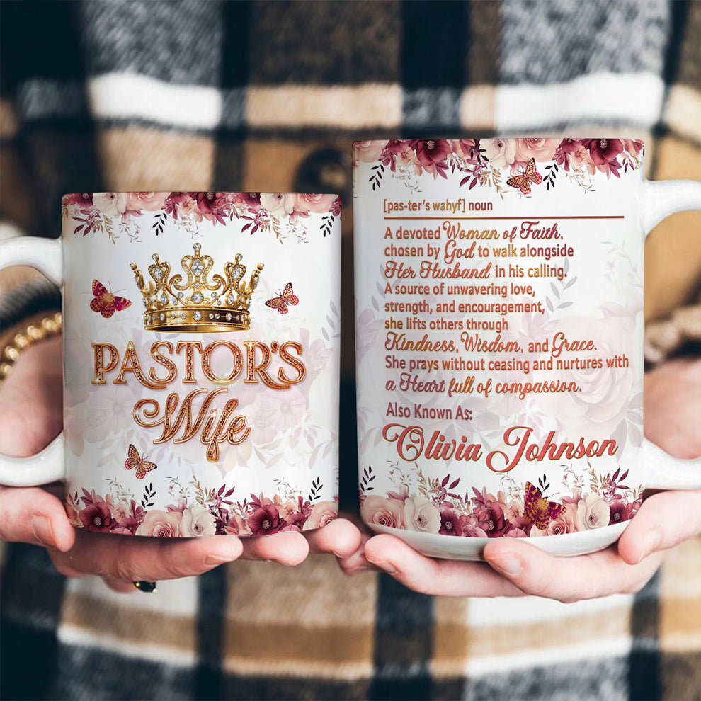 Pastor's Wife, Gift For Pastor's Wife | Personalized Ceramic Coffee Mug