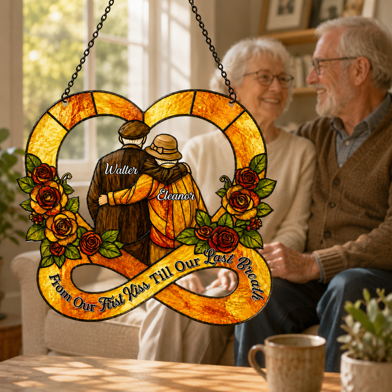 Forever Love Infinity, Love of Eternity | Personalized Acrylic Suncatcher