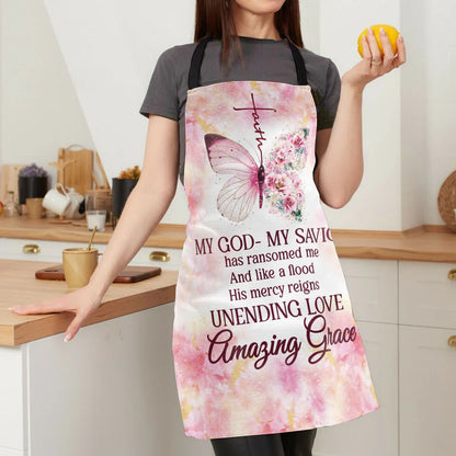 My God My Savior - Apron With Neck Strap