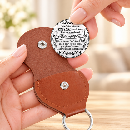 In Infinite Wisdom, Pastor Appreciation Gifts For Pastor | Personalized Pocket Hug
