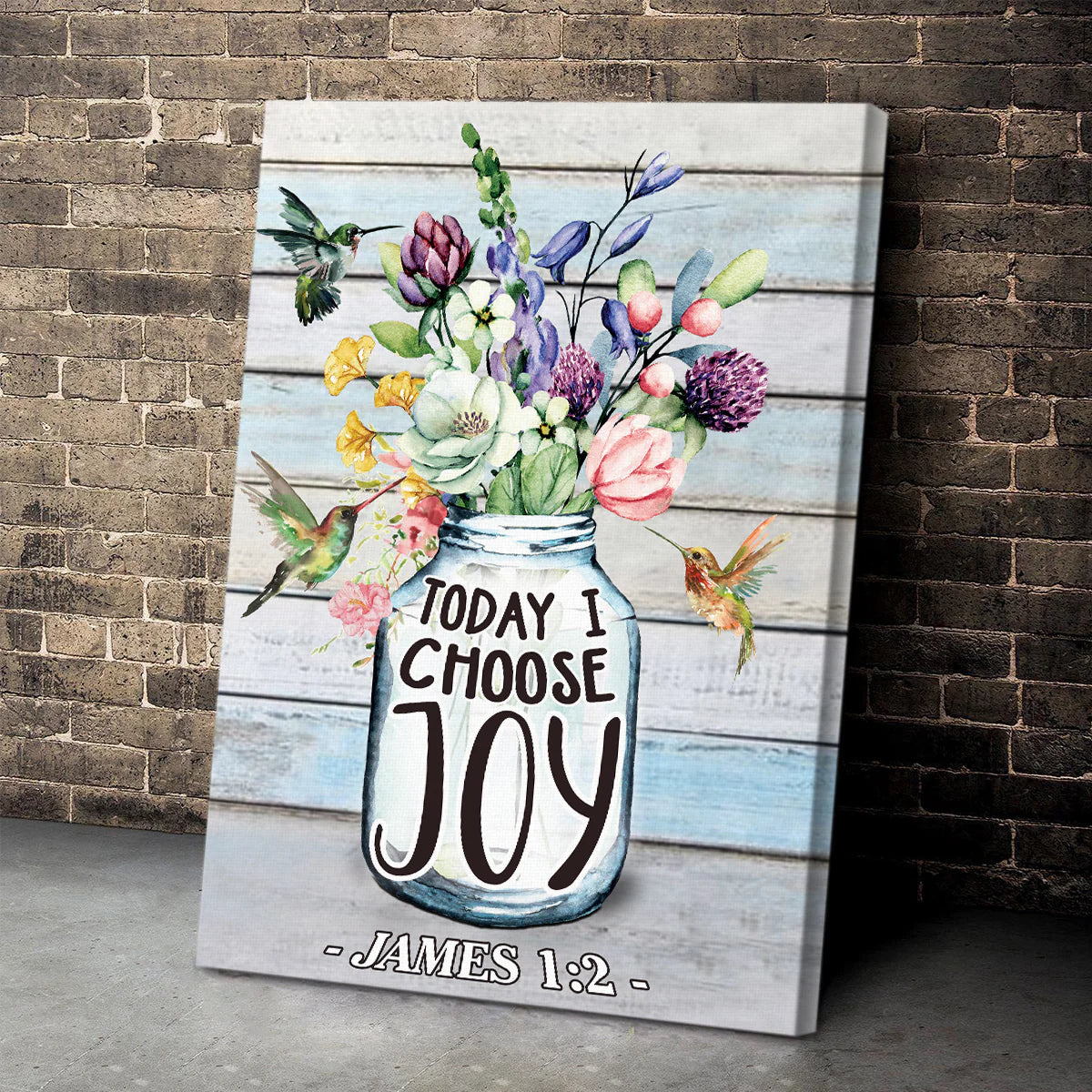 Today I Choose Joy - Personalized Canvas