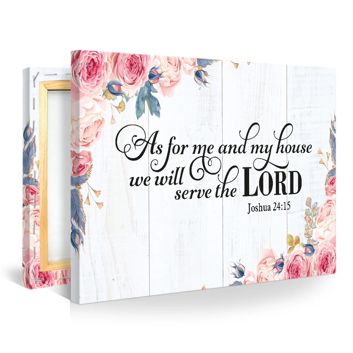 We Will Serve The Lord - Personalized Canvas