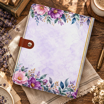 God Says I Am, Personalized Gift For Daughter | Personalized Leather Notebook Cover With Pocket