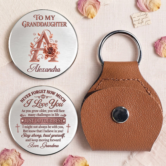 To My Granddaughter And Daughter, Gift For Granddaughter | Personalized Pocket Hug