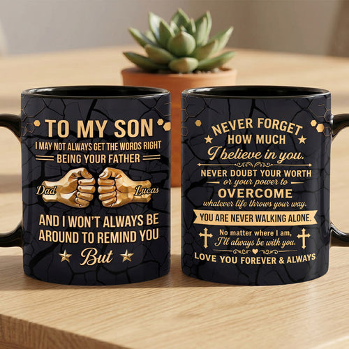 Watching You Be A Dad , Gift For Dad | Personalized Ceramic Coffee Mug