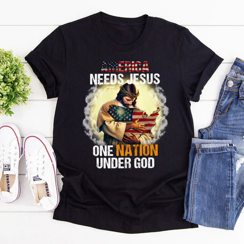 One Nation Under God | 2D Unisex T-shirt