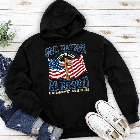 One Nation Under God | 2D Unisex Hoodie