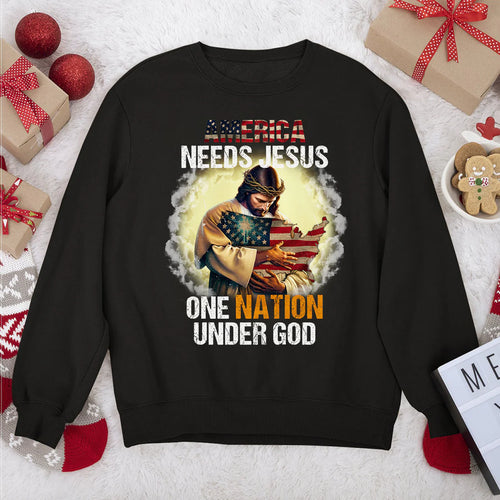 One Nation Under God | 2D Unisex Sweatshirt