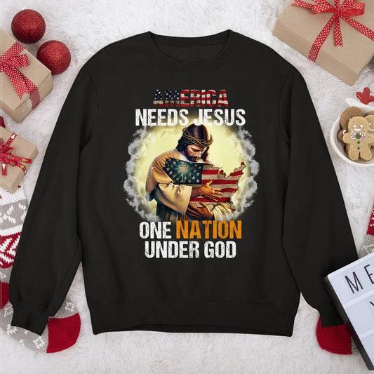 One Nation Under God | 2D Unisex Sweatshirt