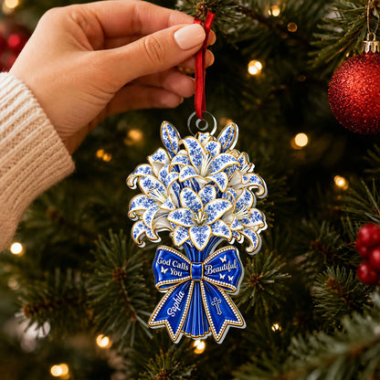 God Calls You Beautiful, Personalized Gift For Women | Personalized 1-Layer Acrylic Ornament