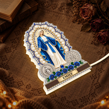 Our Lady Of Grace, Christian Gifts For Mom, Daughter, Grandma, Sister, Wife | Personalized Light Box
