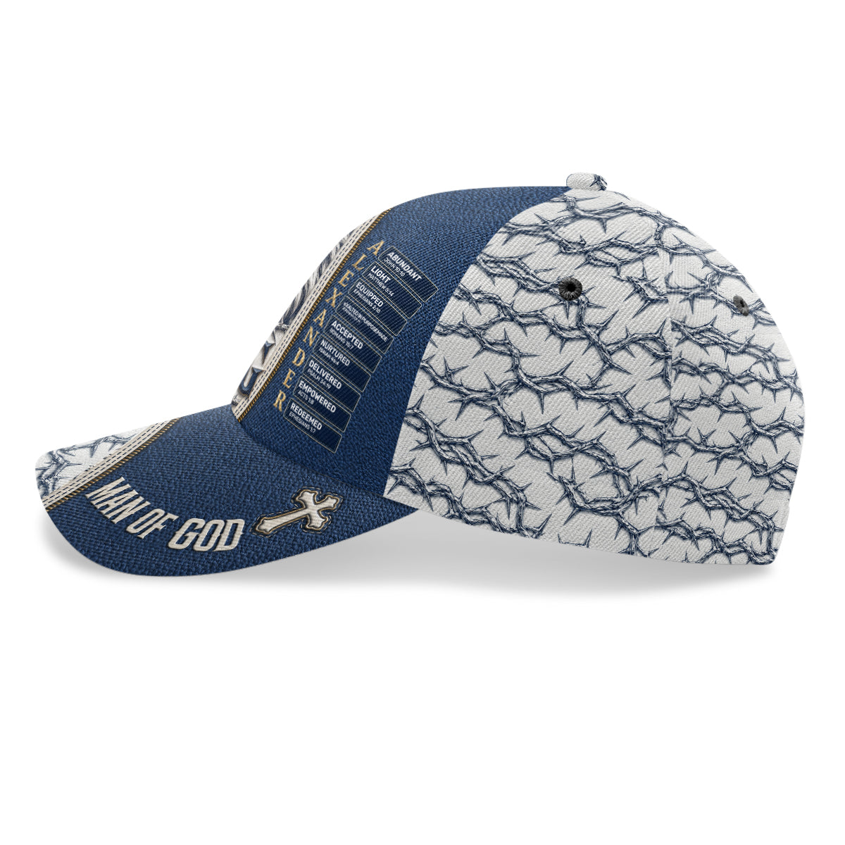 Man Of God, Gift For Men | Personalized Classic Cap