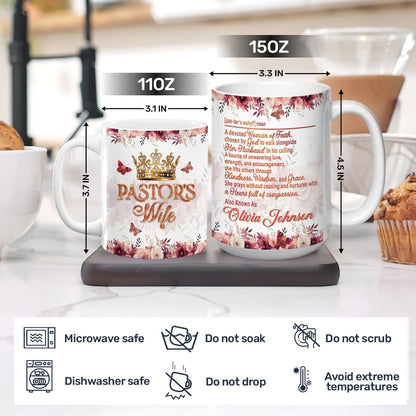 Pastor's Wife, Gift For Pastor's Wife | Personalized Ceramic Coffee Mug