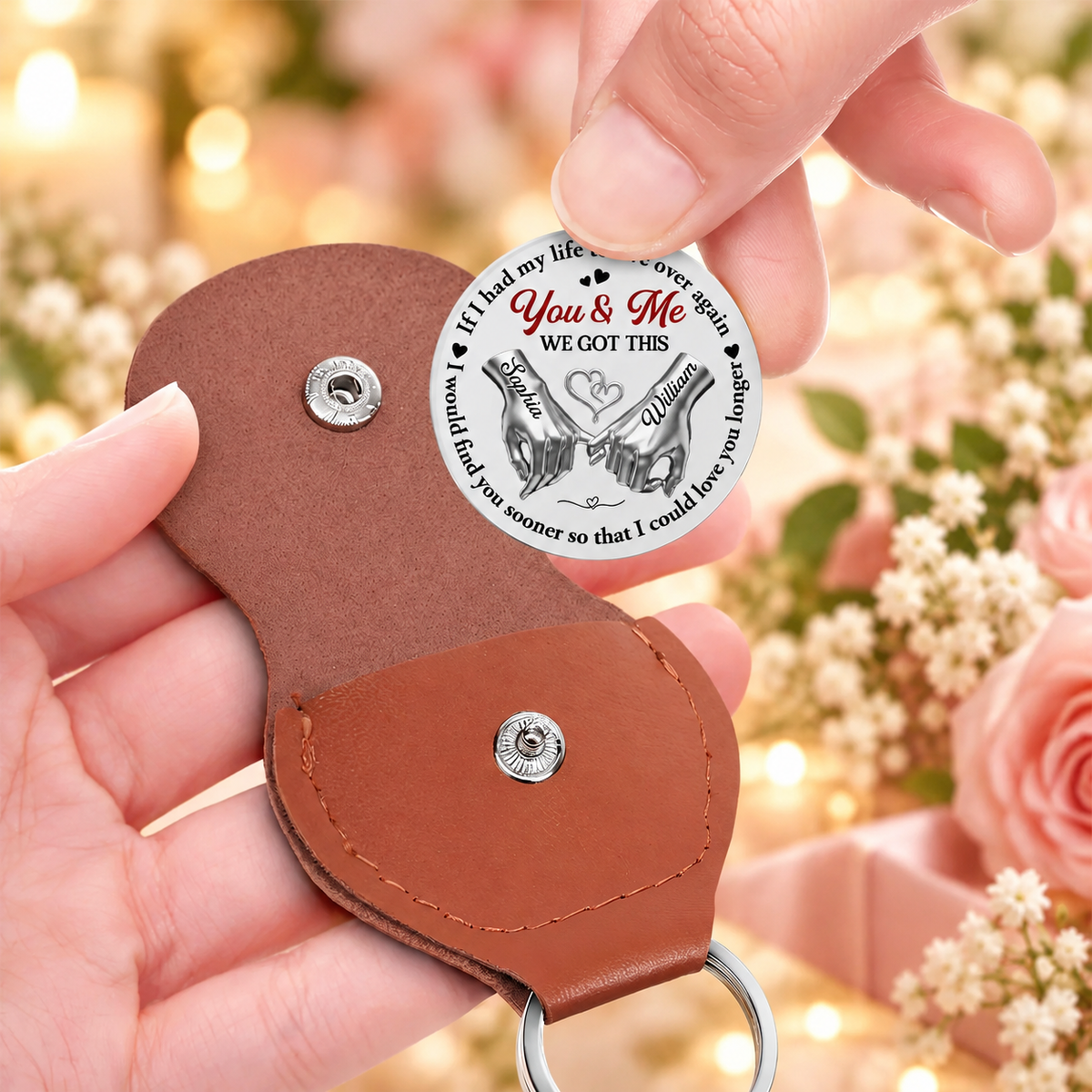 Forever Your Last Everything, Gift For Wife From Husband - Personalized Pocket Hug