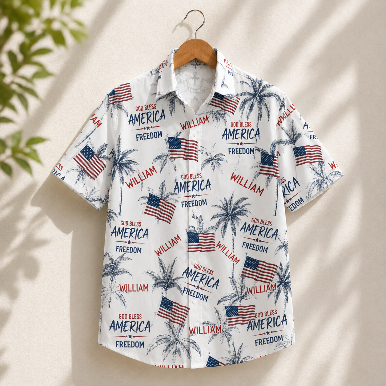 Freedom, Gift of Liberty | Personalized Hawaiian Shirt