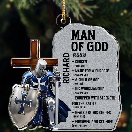 Child Of God, Gift For Him | Personalized 1-Layer Acrylic Ornament