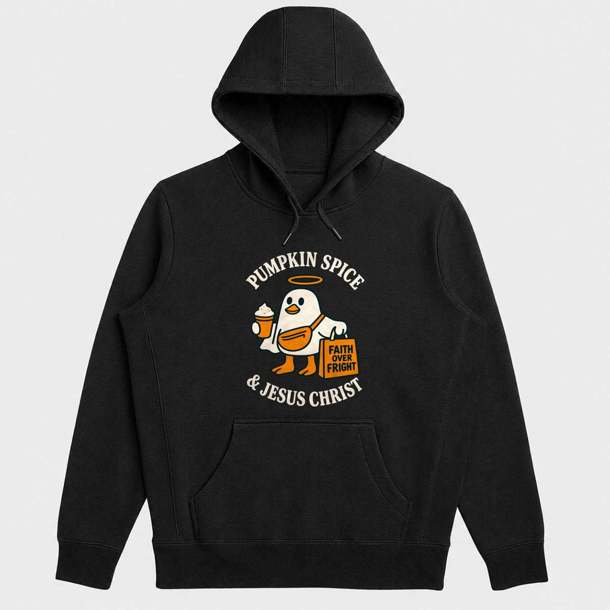 Pumpkin Spice And Jesus Christ, Gift For Christian Fall Lovers - 2D Unisex Hoodie