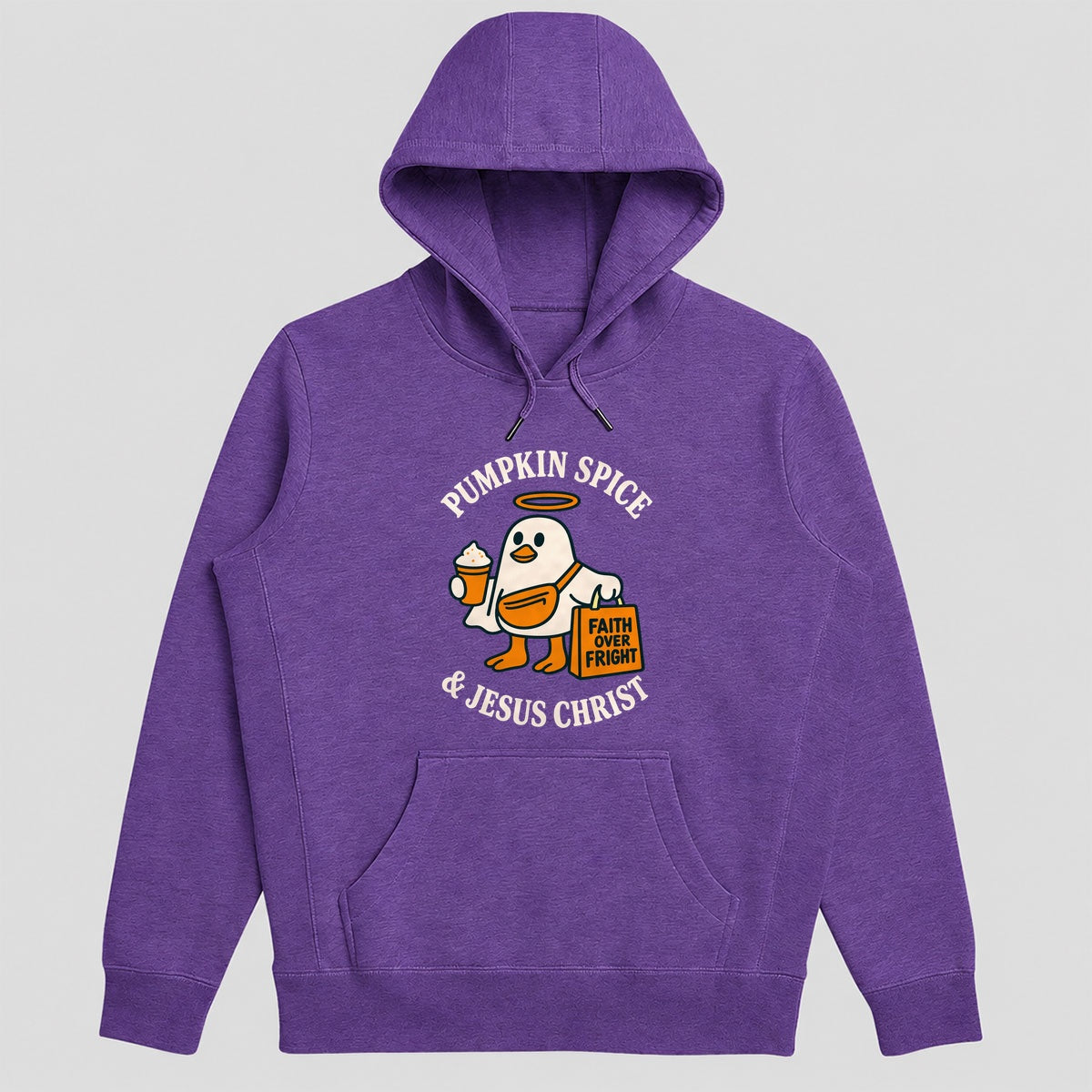 Pumpkin Spice And Jesus Christ, Gift For Christian Fall Lovers - 2D Unisex Hoodie