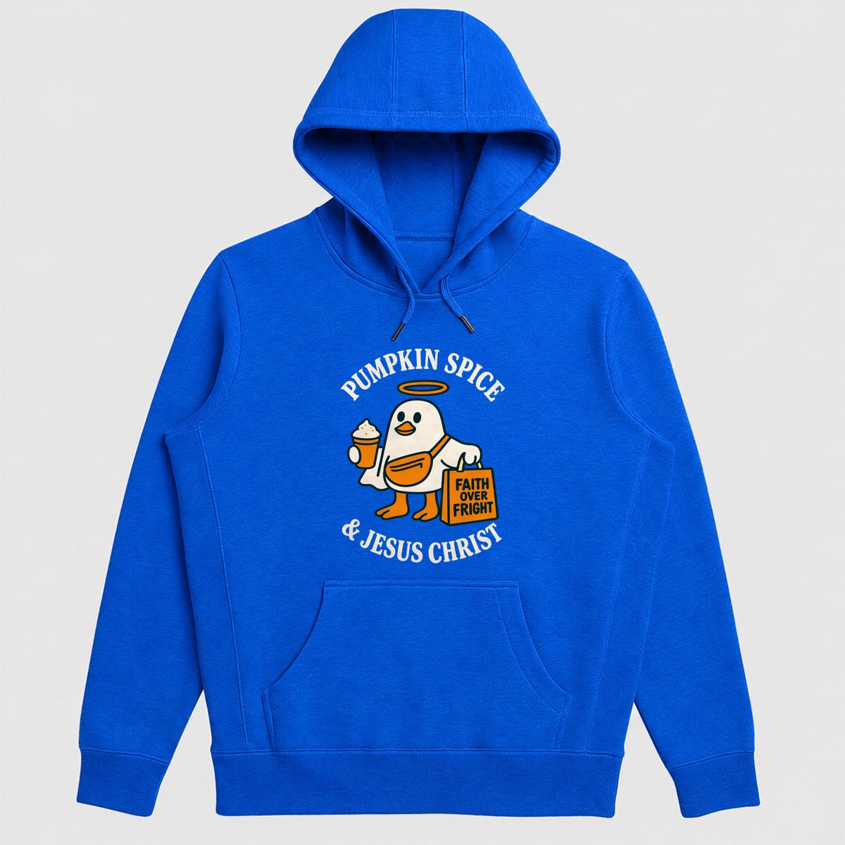Pumpkin Spice And Jesus Christ, Gift For Christian Fall Lovers - 2D Unisex Hoodie