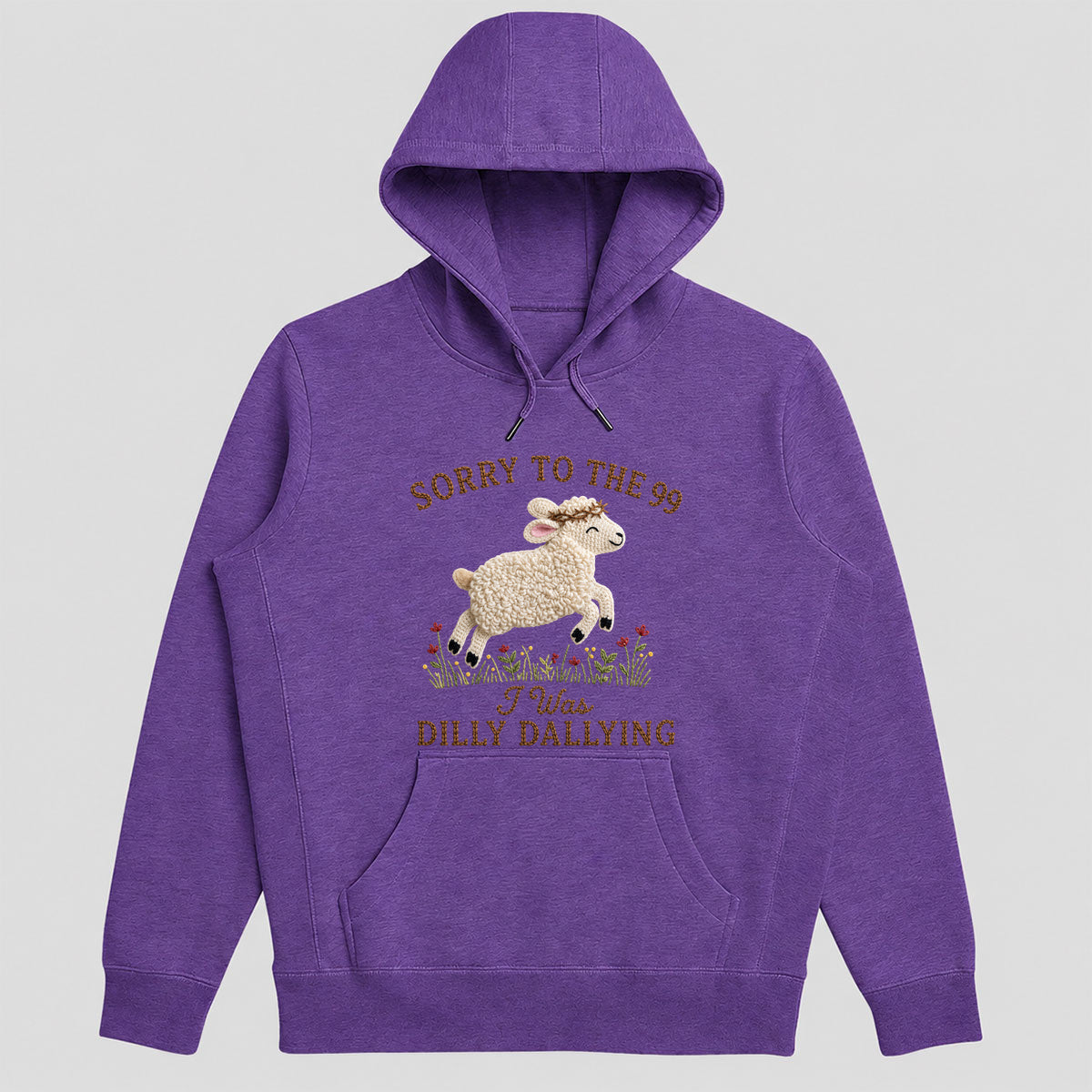 He Left The 99 To Rescue Me, Funny Christian Gift | 2D Unisex Hoodie