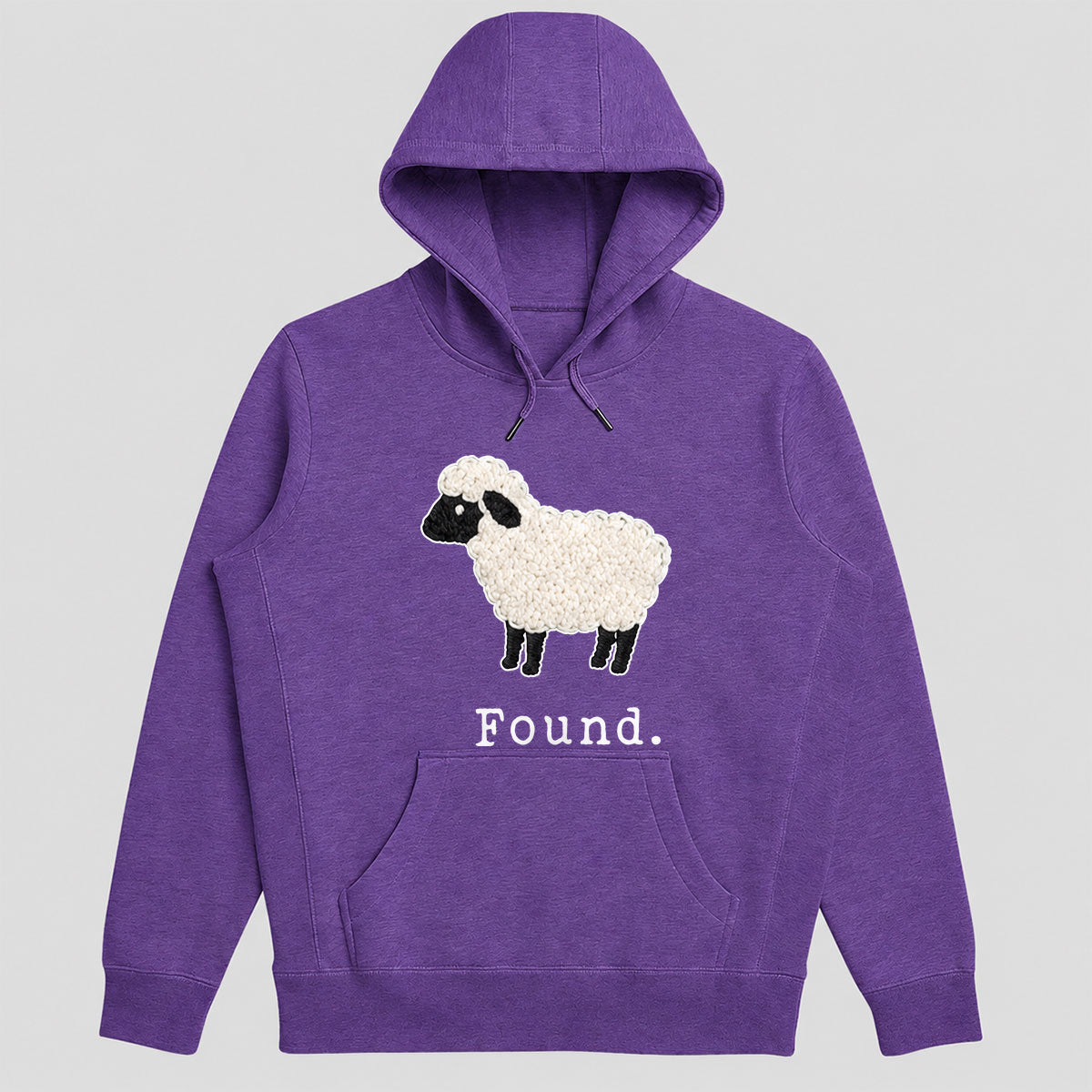 Christian Psalm 23 Lamb, Christian Gift | 2D Unisex Hoodie