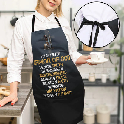 Put On The Full Armor Of God  - Apron With Neck Strap
