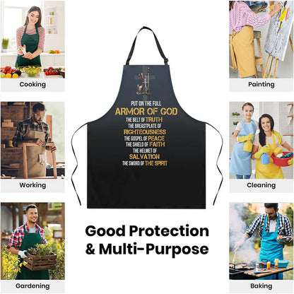 Put On The Full Armor Of God  - Apron With Neck Strap