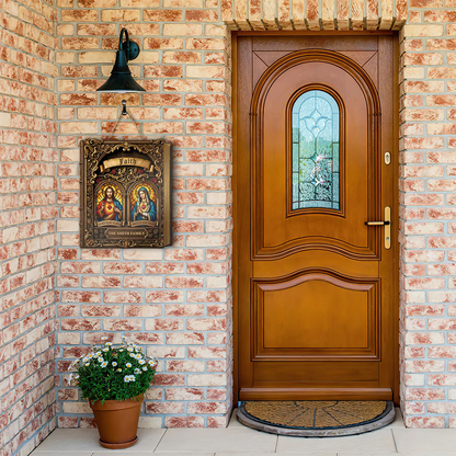 Sacred Grace - Personalized Wooden Door Sign