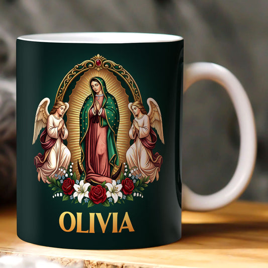 Our Lady Of Guadalupe, Catholic Gift For Her | Personalized Ceramic Coffee Mug