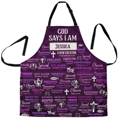 What God Says About You, Gift of Truth | Personalized Apron With Pocket