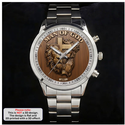Man Of God | Personalized Men's Wrist Watch