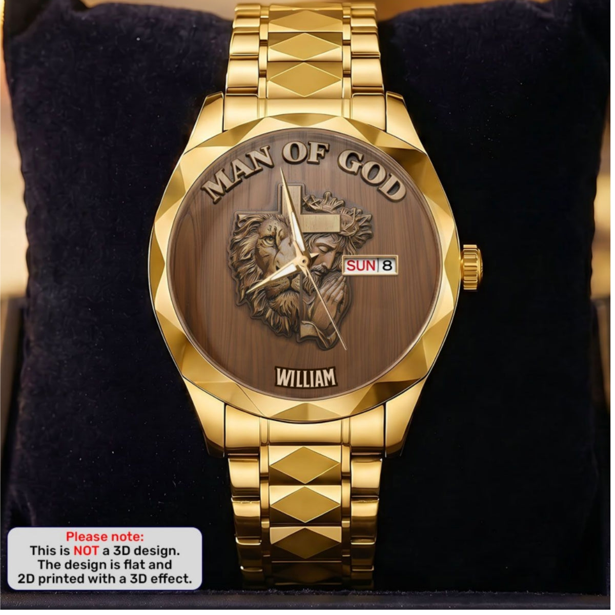 Man Of God | Personalized Men's Wrist Watch