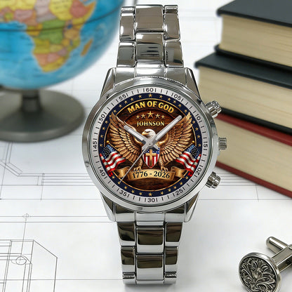 Man Of God | Personalized Men's Wrist Watch