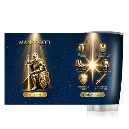 Man Of God | Personalized Stainless Steel Tumbler