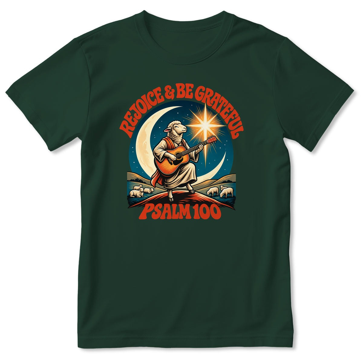 Rejoice And Be Grateful, Gift For Christian - 2D Unisex T-shirt
