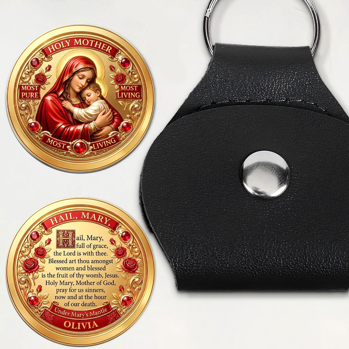 Holy Mother, Gift of Devotion | Personalized Pocket Hug