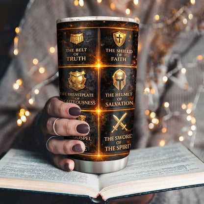 Warrior Of Christ | Personalized Stainless Steel Tumbler