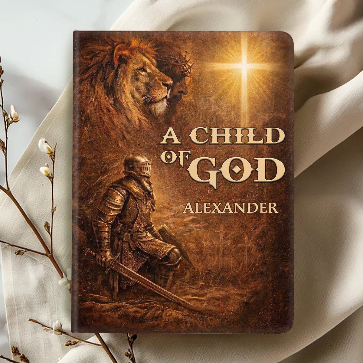 A Child Of God | Personalized Leather Cover Notebook