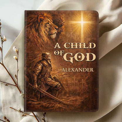 A Child Of God | Personalized Leather Cover Notebook
