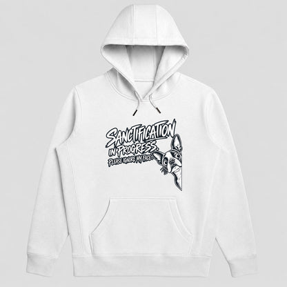 Sanctification In Progress Please Ignore My Face, Gift For Christian Boston Terrier Lovers - 2D Unisex Hoodie