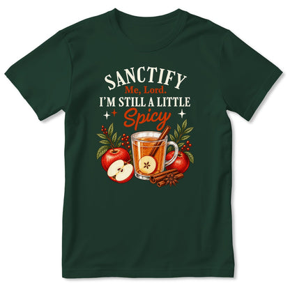 Sanctify Me Lord I'm Still A Little Spicy, Gift For Christian Women - 2D Unisex T-shirt