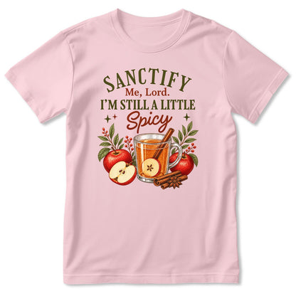 Sanctify Me Lord I'm Still A Little Spicy, Gift For Christian Women - 2D Unisex T-shirt
