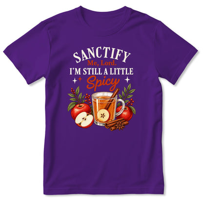 Sanctify Me Lord I'm Still A Little Spicy, Gift For Christian Women - 2D Unisex T-shirt