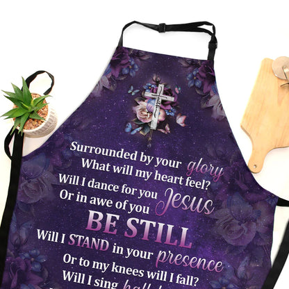 Surrounded By Your Glory  - Apron With Neck Strap