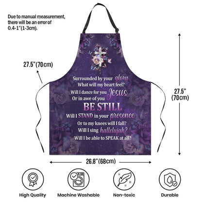 Surrounded By Your Glory  - Apron With Neck Strap