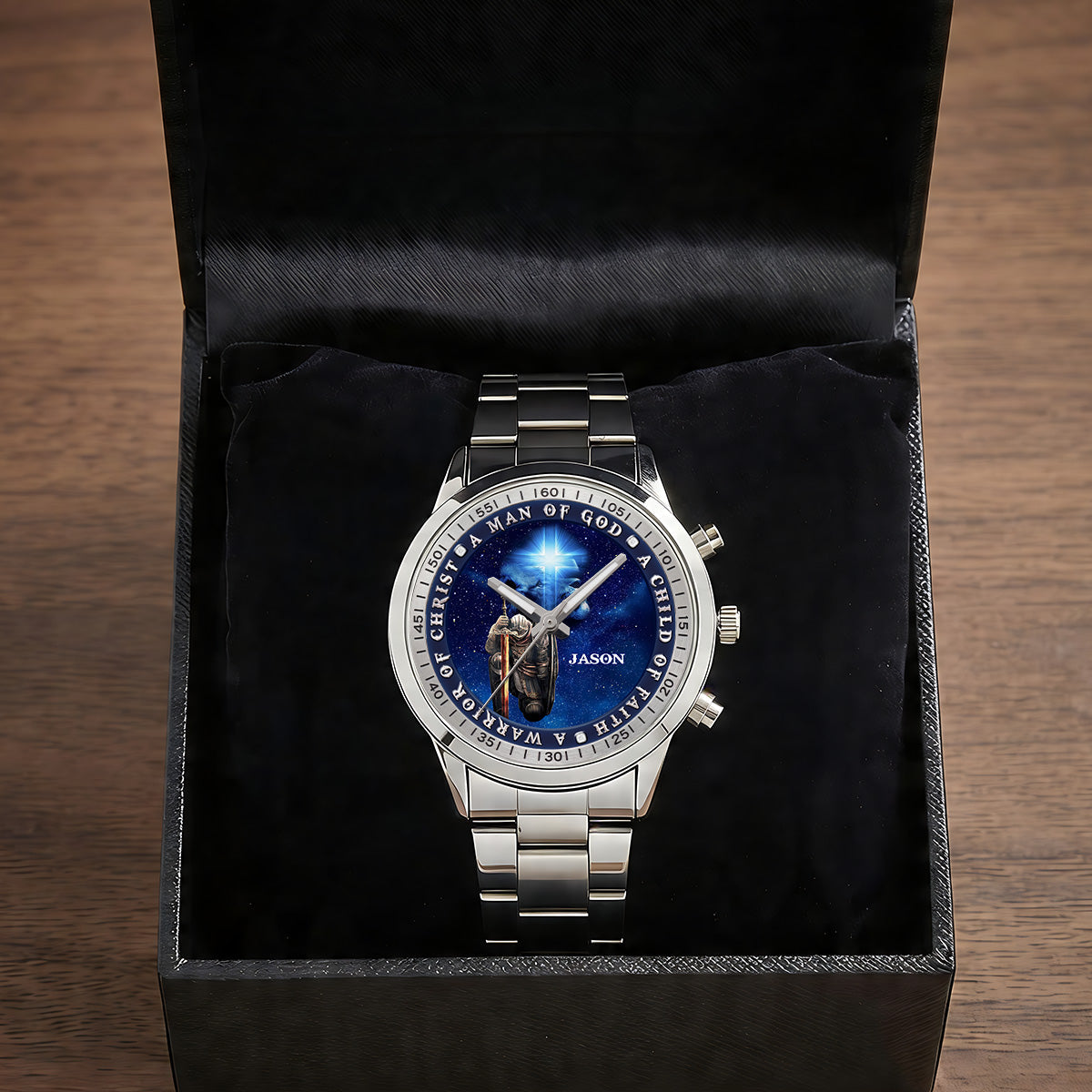 A Man Of God | Personalized Men's Wrist Watch