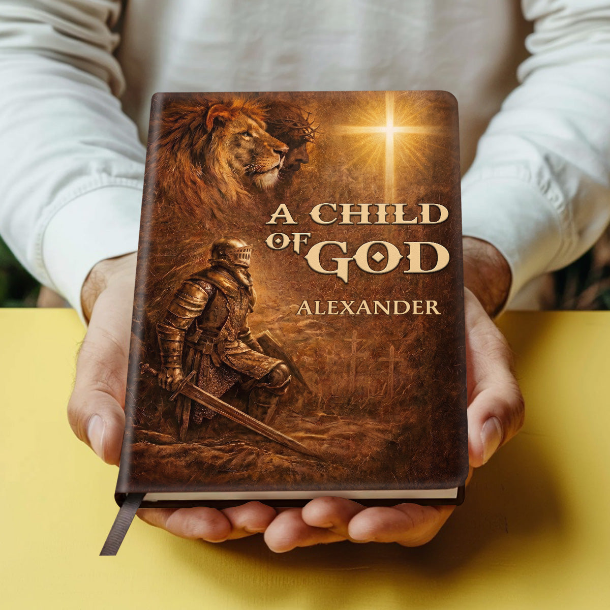 A Child Of God | Personalized Leather Cover Notebook