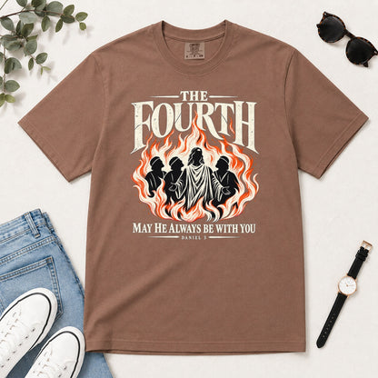 The Fourth May He Always Be With You, Daniel 3, Gift For Christian Men - 2D Unisex Garment-dyed T-shirt