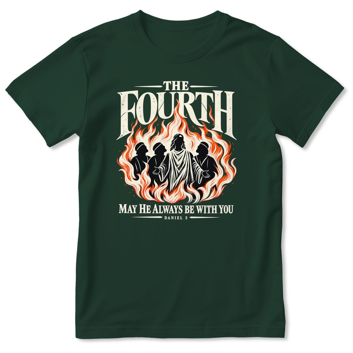 The Fourth May He Always Be With You, Daniel 3, Gift For Christian - 2D Unisex T-shirt