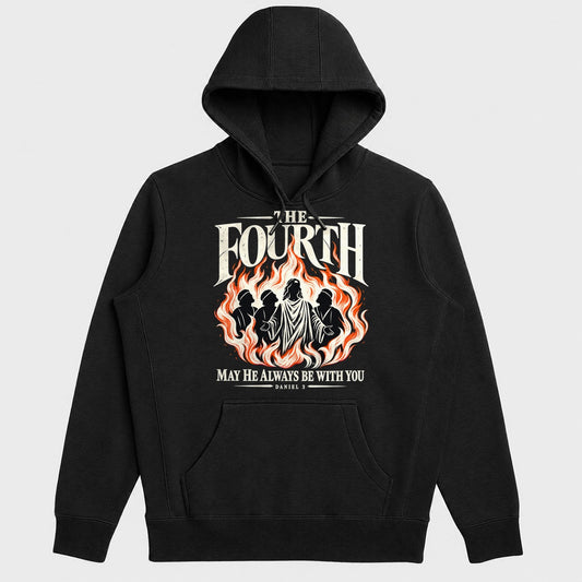 The Fourth May He Always Be With You, Daniel 3, Gift For Christian Sci-Fi Fans - 2D Unisex Hoodie